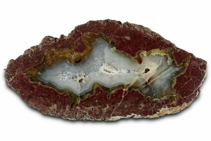 Polished Black Rock Desert Thunderegg (Half) - Nevada #348477